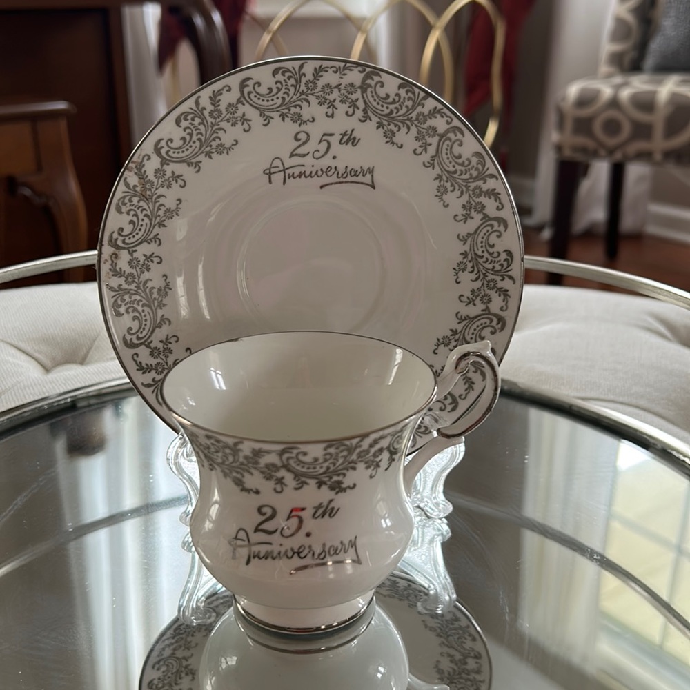 Queen’s 25th Anniversary Teacup and Saucer